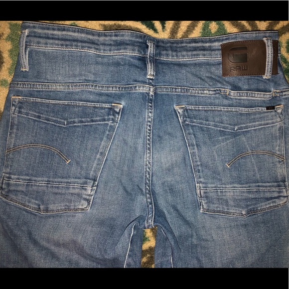 Men’s GStar Raw 3D Scutar Slim Tapered Stretch Jeans 32 x 31 - Picture 4 of 6